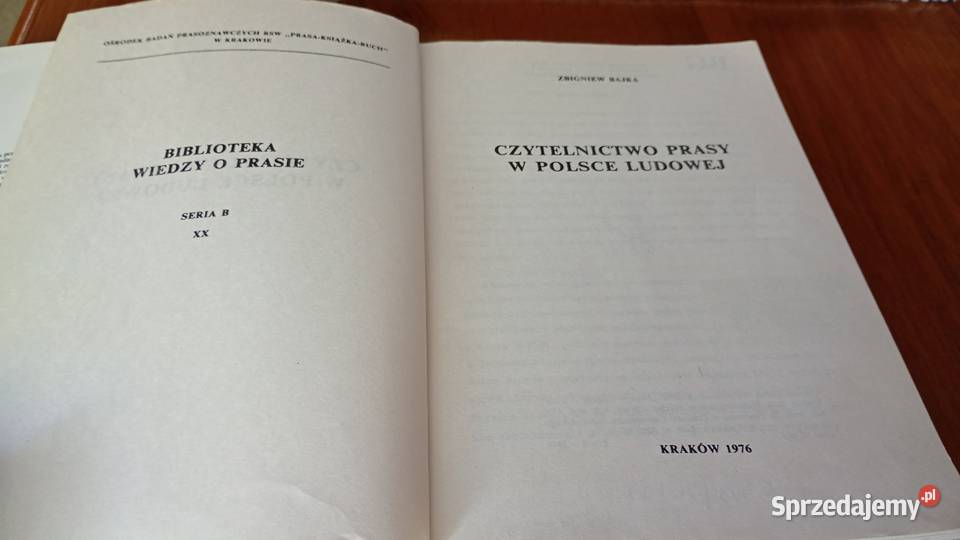 Czytelnictwo prasy w Polsce Ludowej społeczne Gdańsk sprzedam