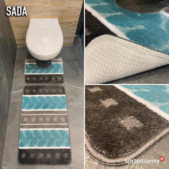 DYWANIK ŁAZIENKOWY 50X8040x50 SADA niebieski Białystok