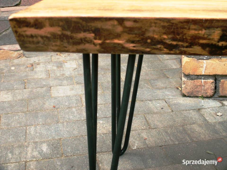 Ława stolik jesion 7 gruby blat loft Ełk