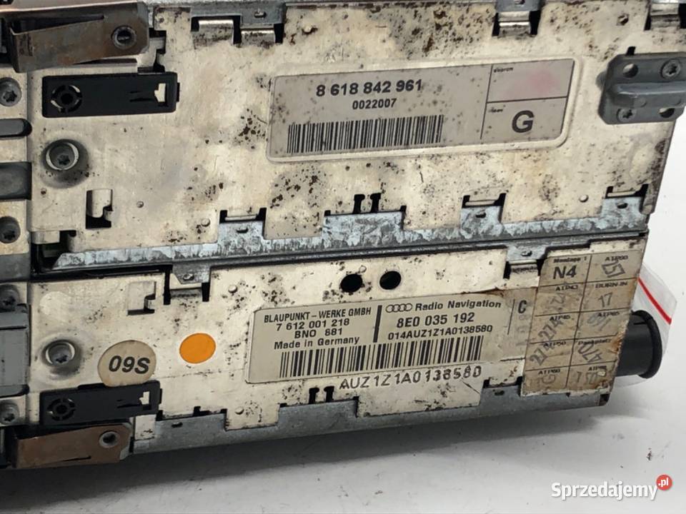 RADIO AUDI A4 B6 8E0035192 0005 ODTWARZACZ podkarpackie