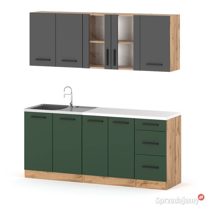 Kuchnia Rest Modułowa Nowoczesna Z Blatem 20m 200cm Kuchenne warmińsko-mazurskie Elbląg