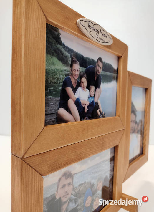Ramka Na Zdjęcia 10x15 DREWNO Olcha Napis Ramki i ramy Warszawa
