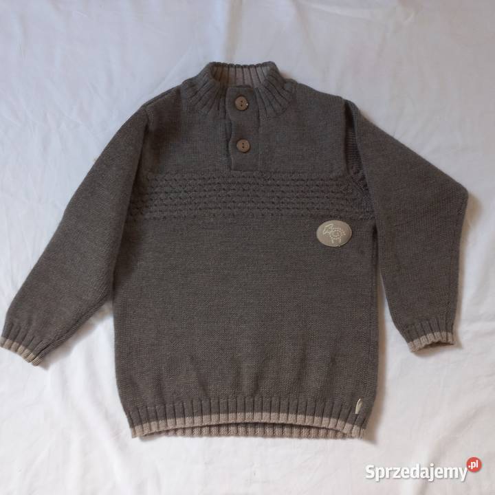 Lillelam sweterek sweter 100 merino wełniany 98 Gryfino