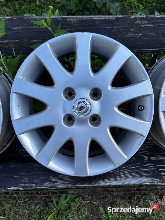 Alufelgi Nissan 16 4x1143 oryginalne aluminiowe Pilawa