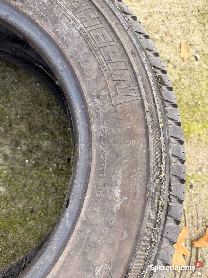 Opony Michelin R16 21570 Zimowe Kluczewsko sprzedam