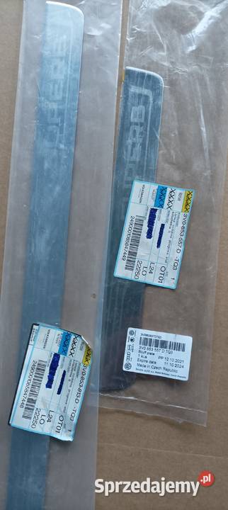 Skoda Superb III listwy chromowe progu Łódź