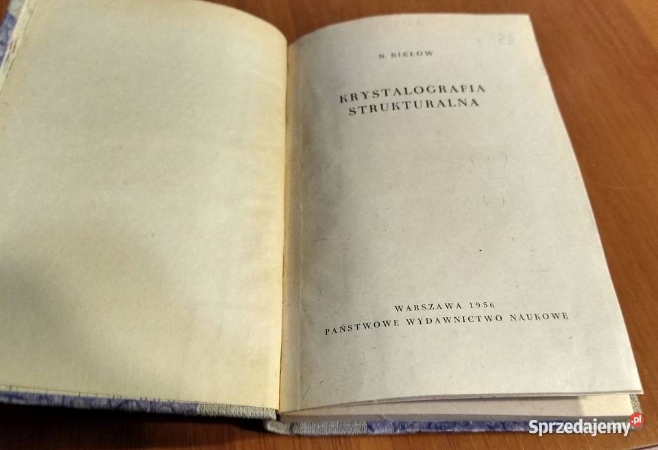Krystalografia strukturalna  N Biełow Gdańsk