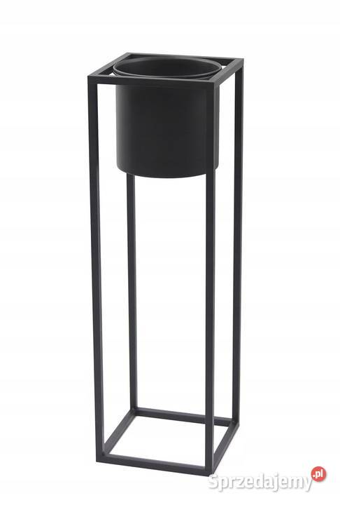 Kwietnik Metalowy Stojak z donicą 80 LOFT Sobienie-Jeziory