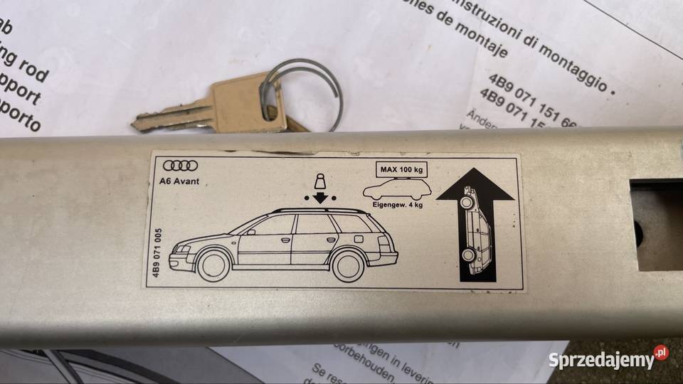 Audi A6 S6 RS6 C5 Avant Kombi Bagażnik Dachowy Części samochodowe Kraków