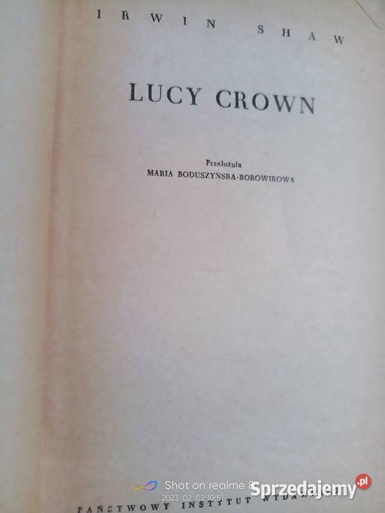 Lucy Crown Show książki Warszawa księgarnia mazowieckie