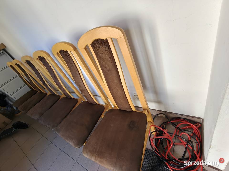krzesła solidne 6 sztuk mazowieckie Warszawa sprzedam