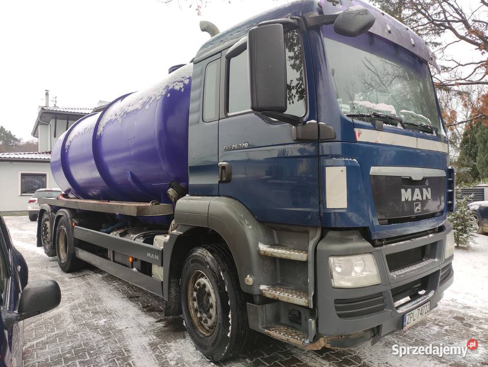 Man TGS 6x2 Asenizacyjny Specjalny 185m3 oś manualna