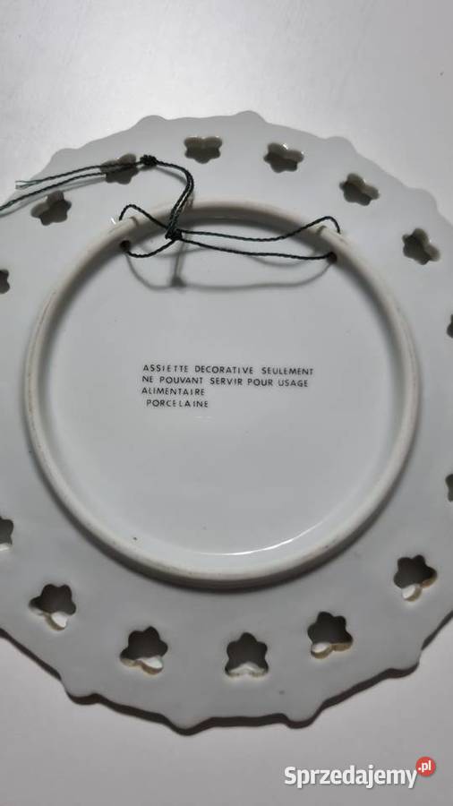 Talerz Dekoracyjny Ozdobny Ażurowy Wyposażenie wnętrz wielkopolskie Wola Podłężna