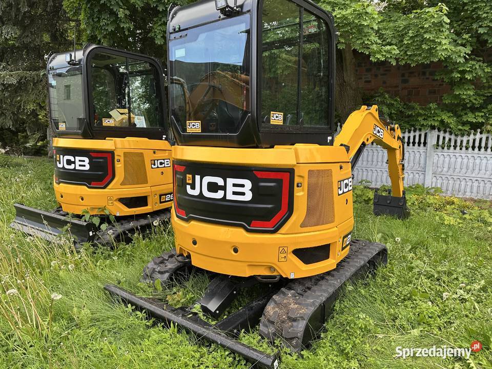 Usługi Minikoparką JCB 27T Wykopy Drenaże Warszawa
