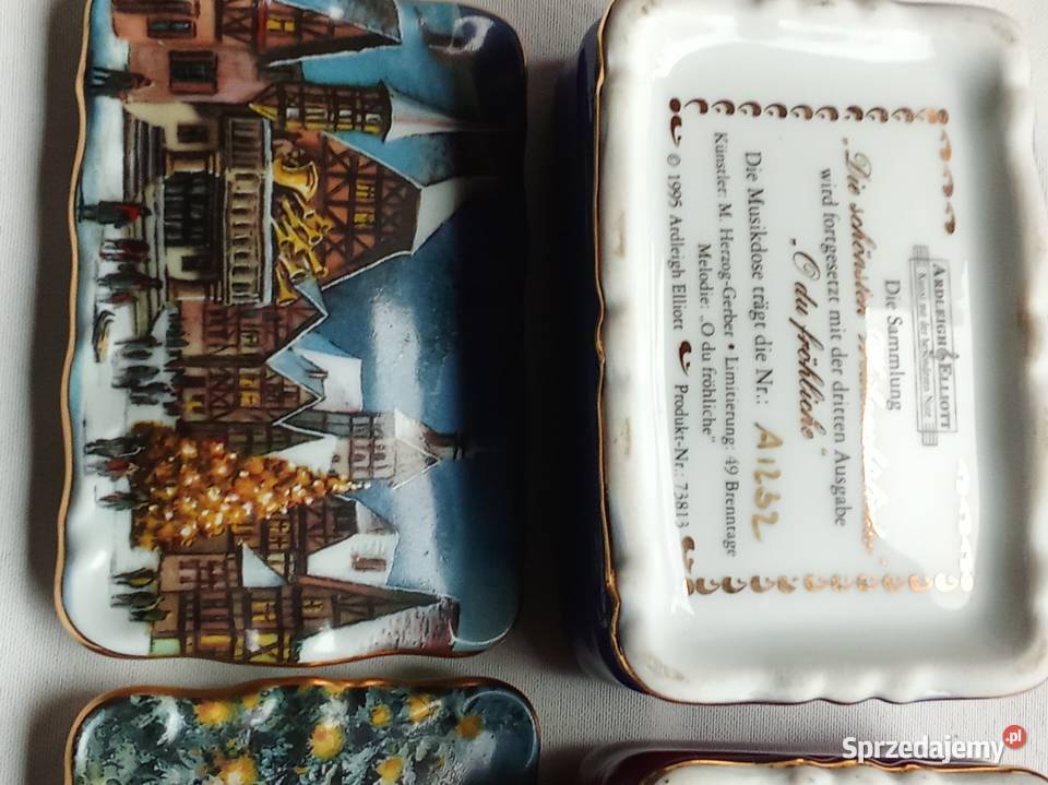 Małe świąteczne pozytywki Prusim sprzedam