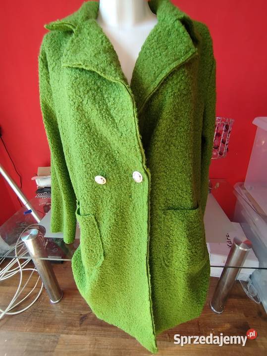 Płaszczyk Baranek zielony Wrocław sprzedam