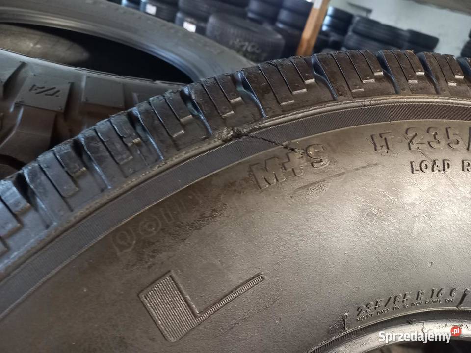 2x Opona UŻYWANA CAŁOROCZNA BUS 23585R16C 235 Zaścianki
