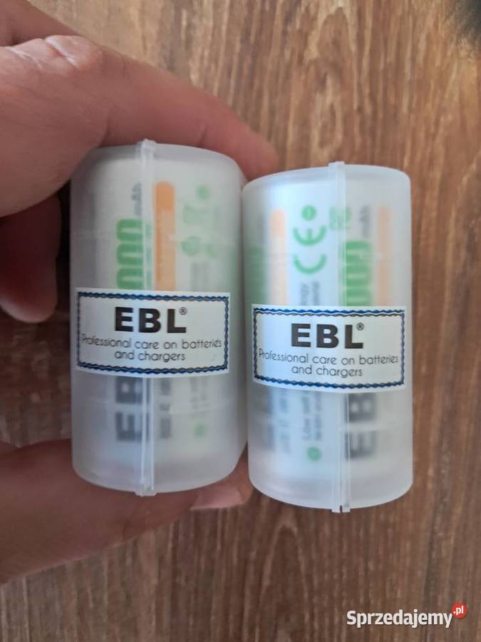nowe akumulatorki EBL R20 5000Ah 4 świętokrzyskie Sandomierz