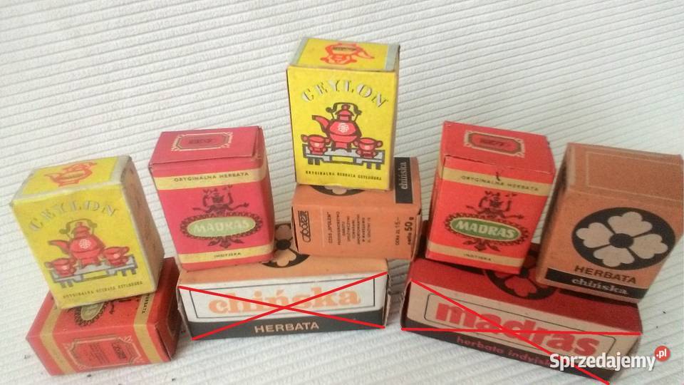 Herbata z czasów PRLu Społem mazowieckie Płońsk