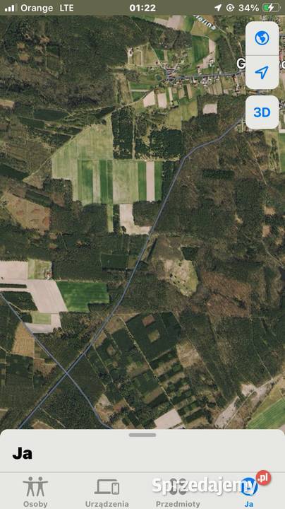 Działka leśna o powierzchni 236 ha prywatny las 225m dolnośląskie Górowo