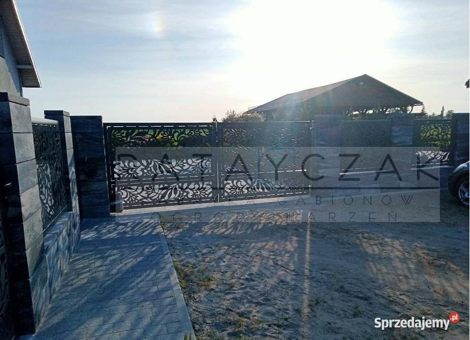 NOWOŚĆ BRAMA ŁAMANA WYCINANA PLZMĄ CNC Janikowo