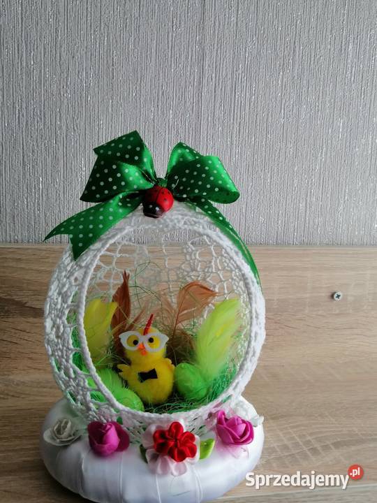 Stroik świąteczny wielkanocny wykonany śląskie Katowice