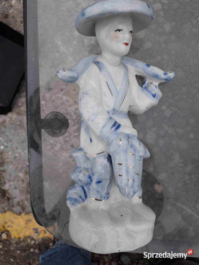 Figurka porcelanowa chińczyk rybak Warszawa