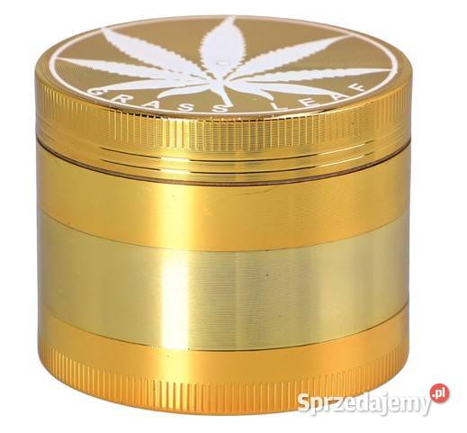 Złoty Metalowy Młynek Do Tytoniu Cbd Gentelo