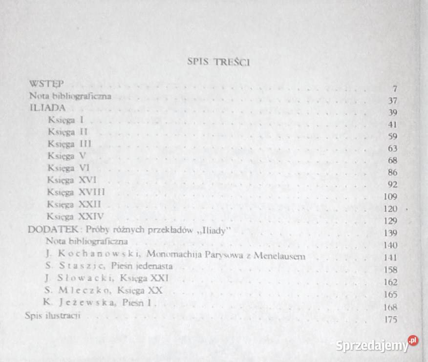 Iliada Homer Chełm sprzedam