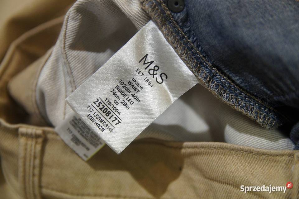 Męskie spodnie jensowe MSColection W40L29 Rozmiar 3XL Odzież codzienna Kętrzyn