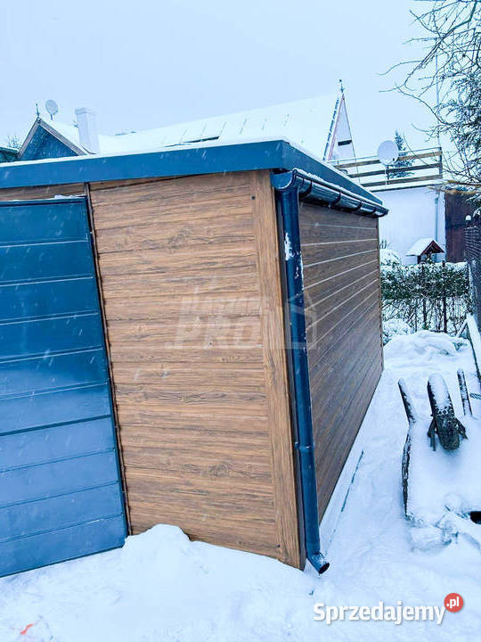 Garaż Blaszany 4x6 Brama uchylna okno drzwi kujawsko-pomorskie Grudziądz sprzedam