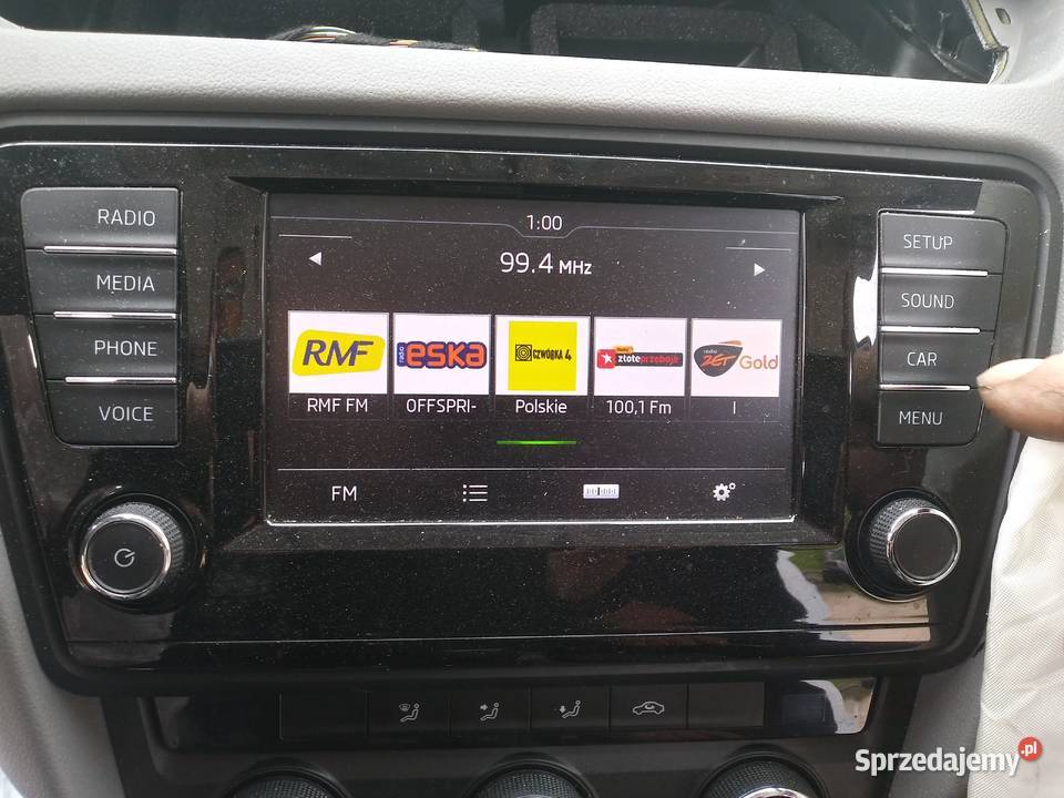 SKODA OCTAVIA III radio 5E0 RAPID FABIA czytnik zachodniopomorskie Dębno