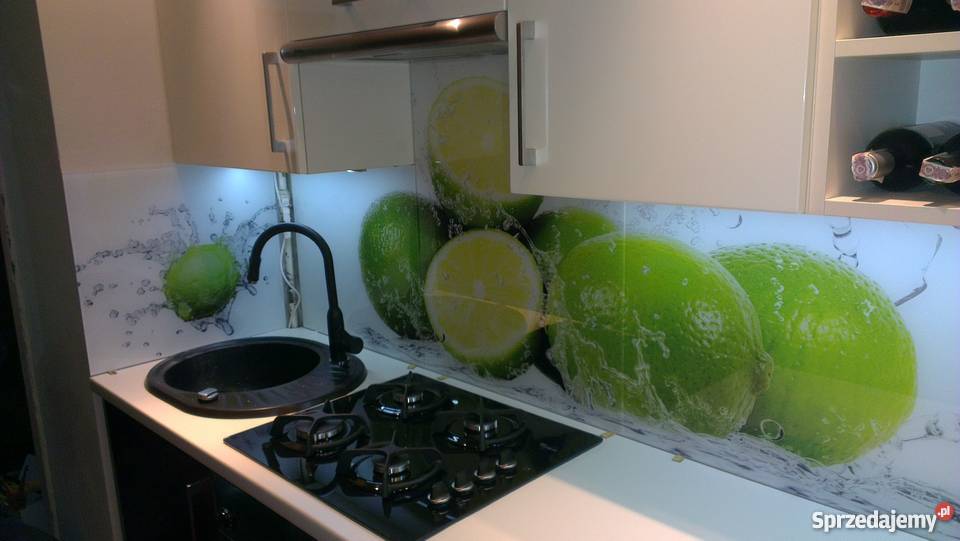 Szklane panele ścienne z grafiką Warszawa