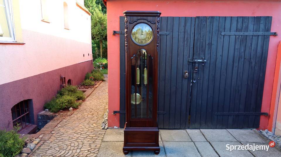 Salonowy Stojący Zegar Gustav Becker Mech 339 Ziębice
