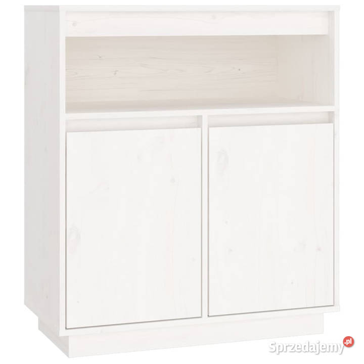 Szafka biała 70x34x80 lite drewno sosnowe