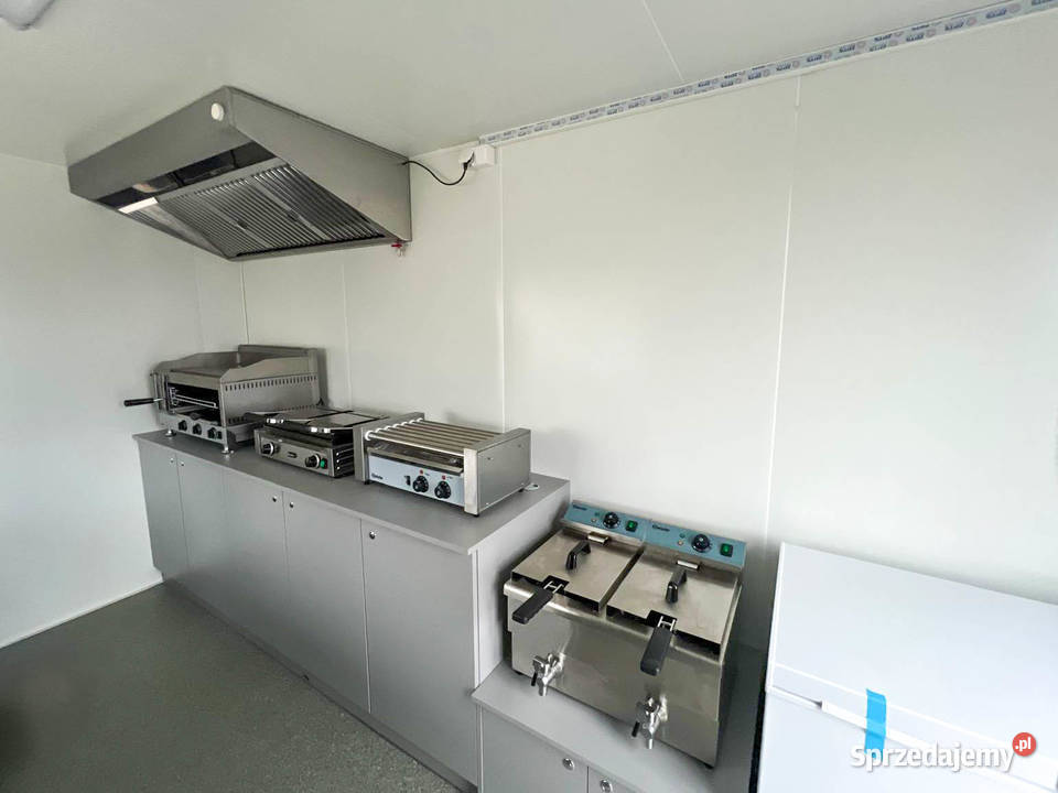 Przyczepa gastronomiczna gotowy biznes fast food wielkopolskie Kotlin