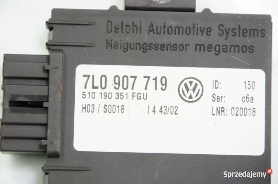 MODUŁ VOLKSWAGEN PHAETON 60 W12 7L0907719 Lipno sprzedam