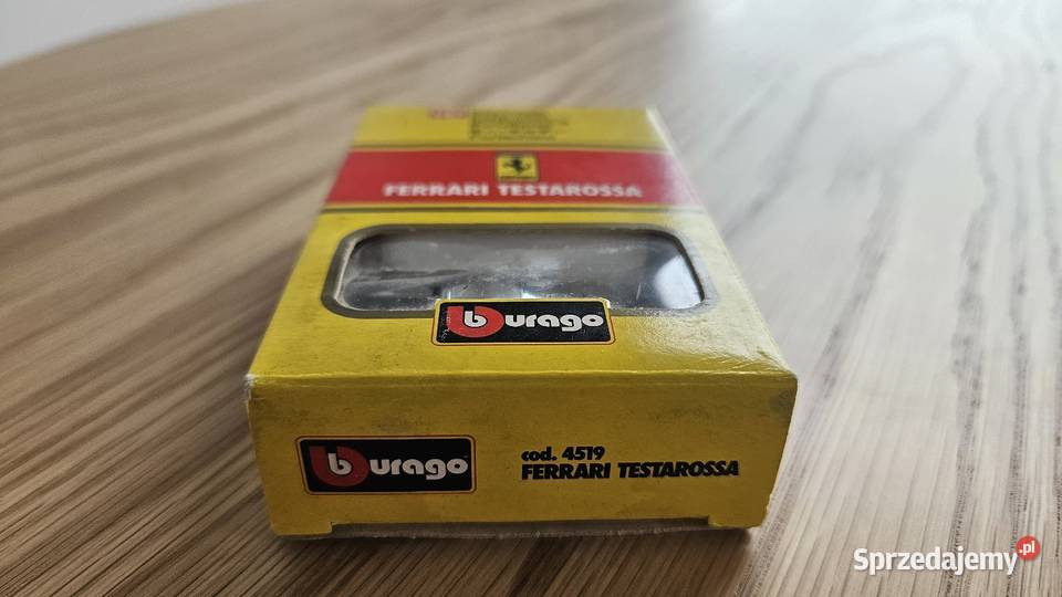 Oryginalny Nowy Brelok Ferrari Testarossa metal Modelarstwo Wrocław