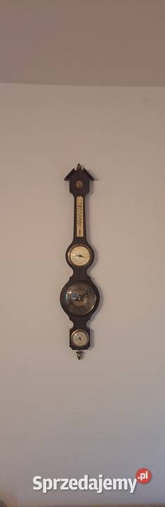 drewniana stacja pogodowa do powieszenia na sprzedam