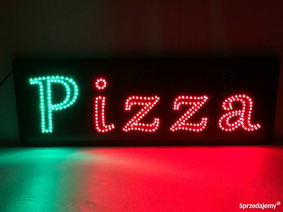 PIZZA reklama LED 100x36 zewnętrzna NOWA Pomiechówek