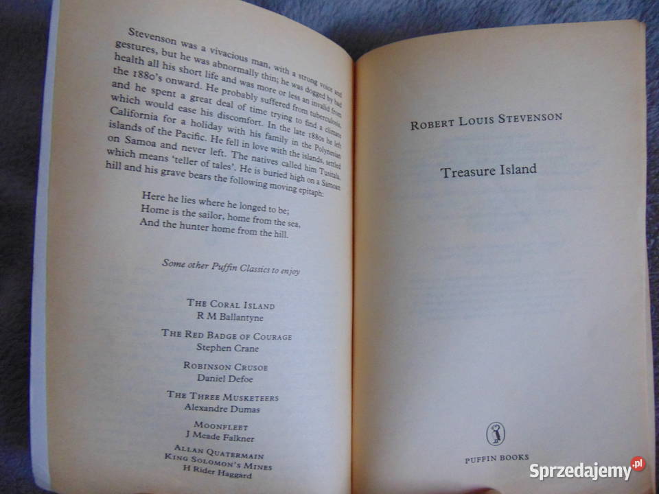 Treasure Island Robert Louis Stevenson Wyspa Lublin sprzedam