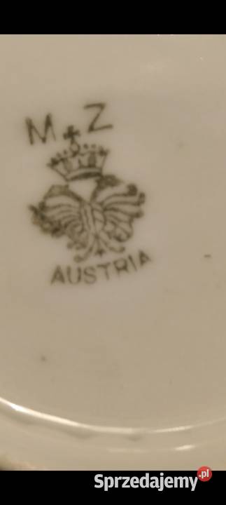 Moritz Zdekauer MZ Austria 1884 1909Prześliczna Porcelana i szkło Pabianice sprzedam