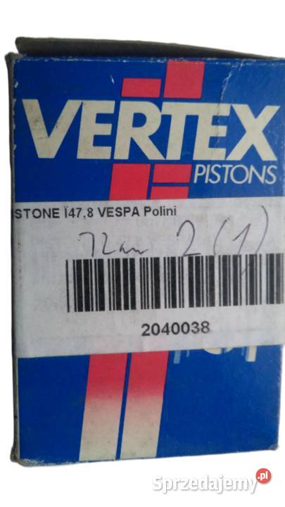 TŁOK VERTEX 478 POLINI PIAGGIO VESPA APE 2040038