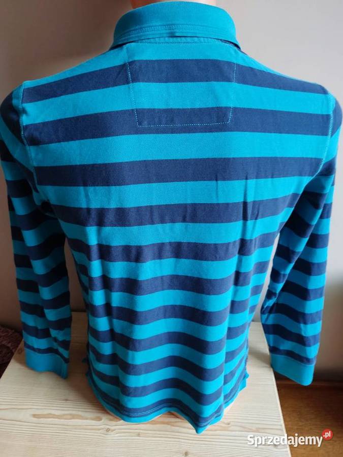 Koszulka polo z długim rękawem Hugo Boss w paski Głuchołazy
