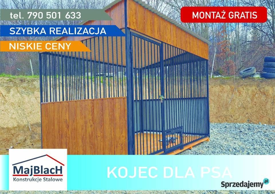 Mały Kojec Psa PRODUCENT KOJCE PSÓW MajBlach Sandomierz