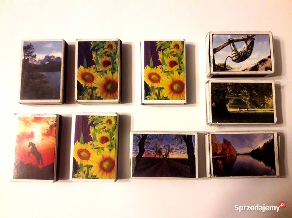 Zapałki pudełka zapałek widoki pejzaże 9 sprzedam