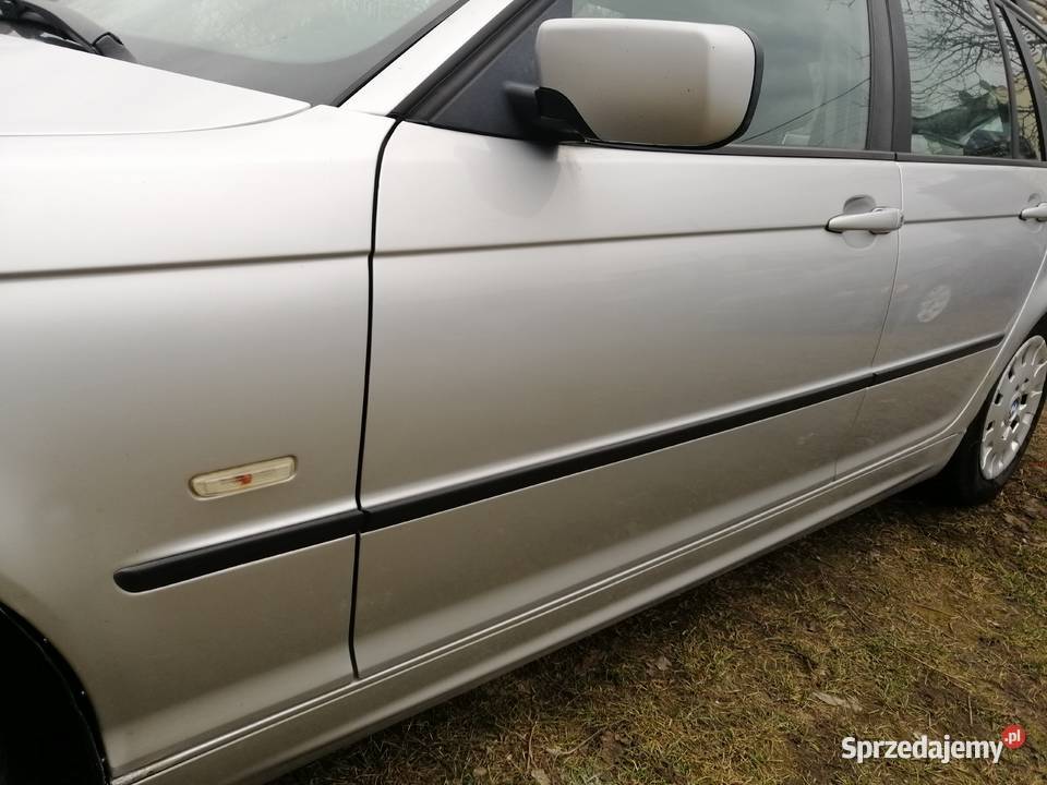 Bmw e46 drzwi przednie lewe titansilber Aleksandrów Łódzki sprzedam