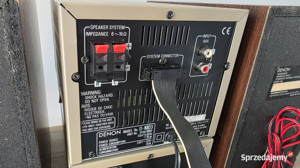 Wieża stereofoniczna Denon DM03 DM03 UCDAM03 Wieże i miniwieże Łódź