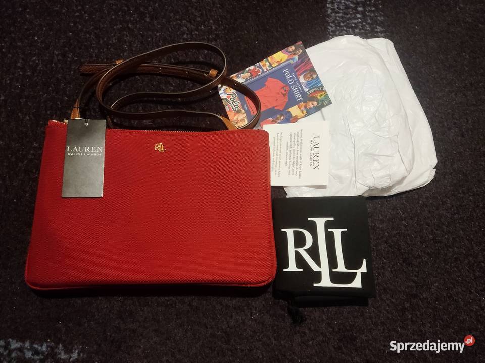 Lauren Ralph Lauren CARTER CROSSBODY MEDIUM świętokrzyskie Włoszczowa