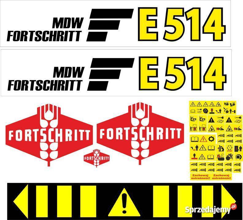 naklejki fortschritt mdw e514 zestaw Jeżewo sprzedam